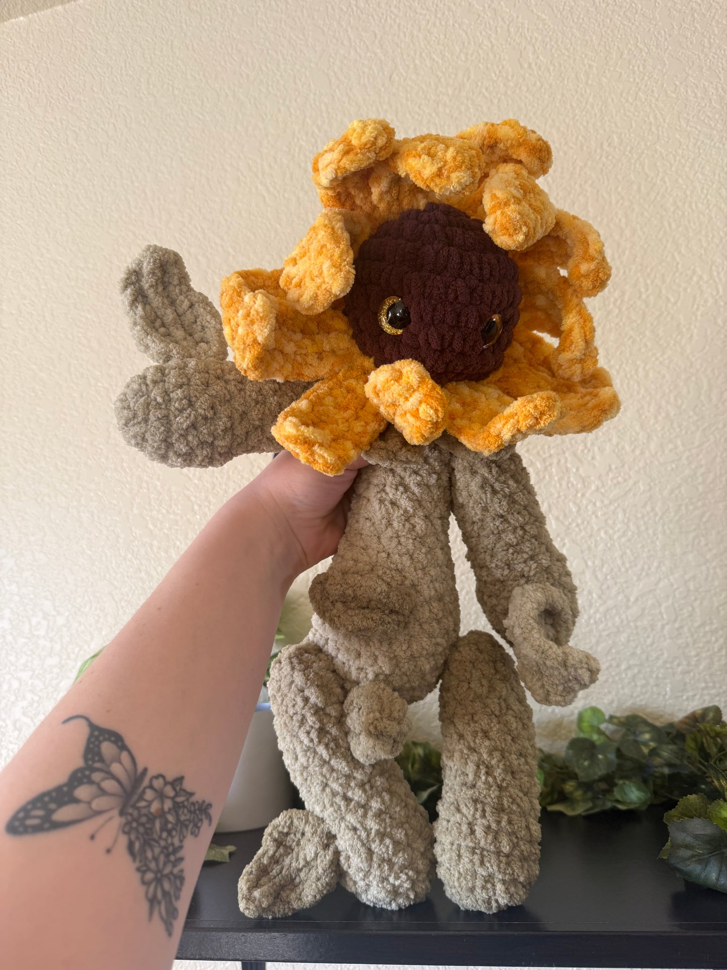 Crochet Sunflower Blossom Baby