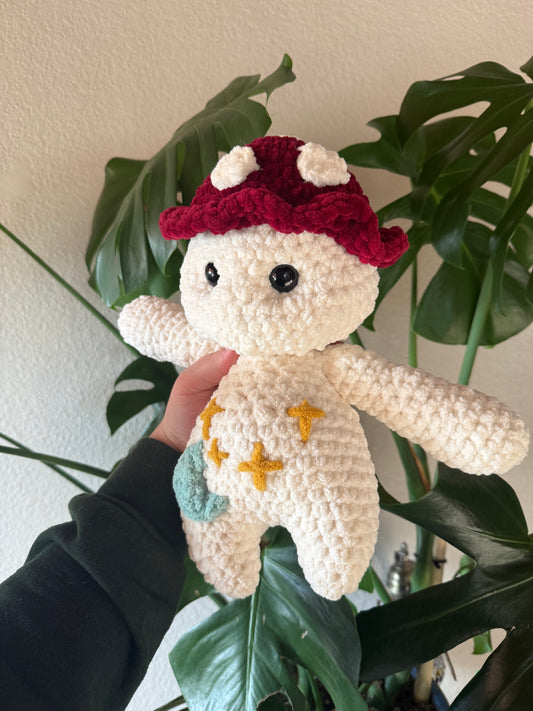 Crochet Midnight Mushroom Wisp- Dusk Edition