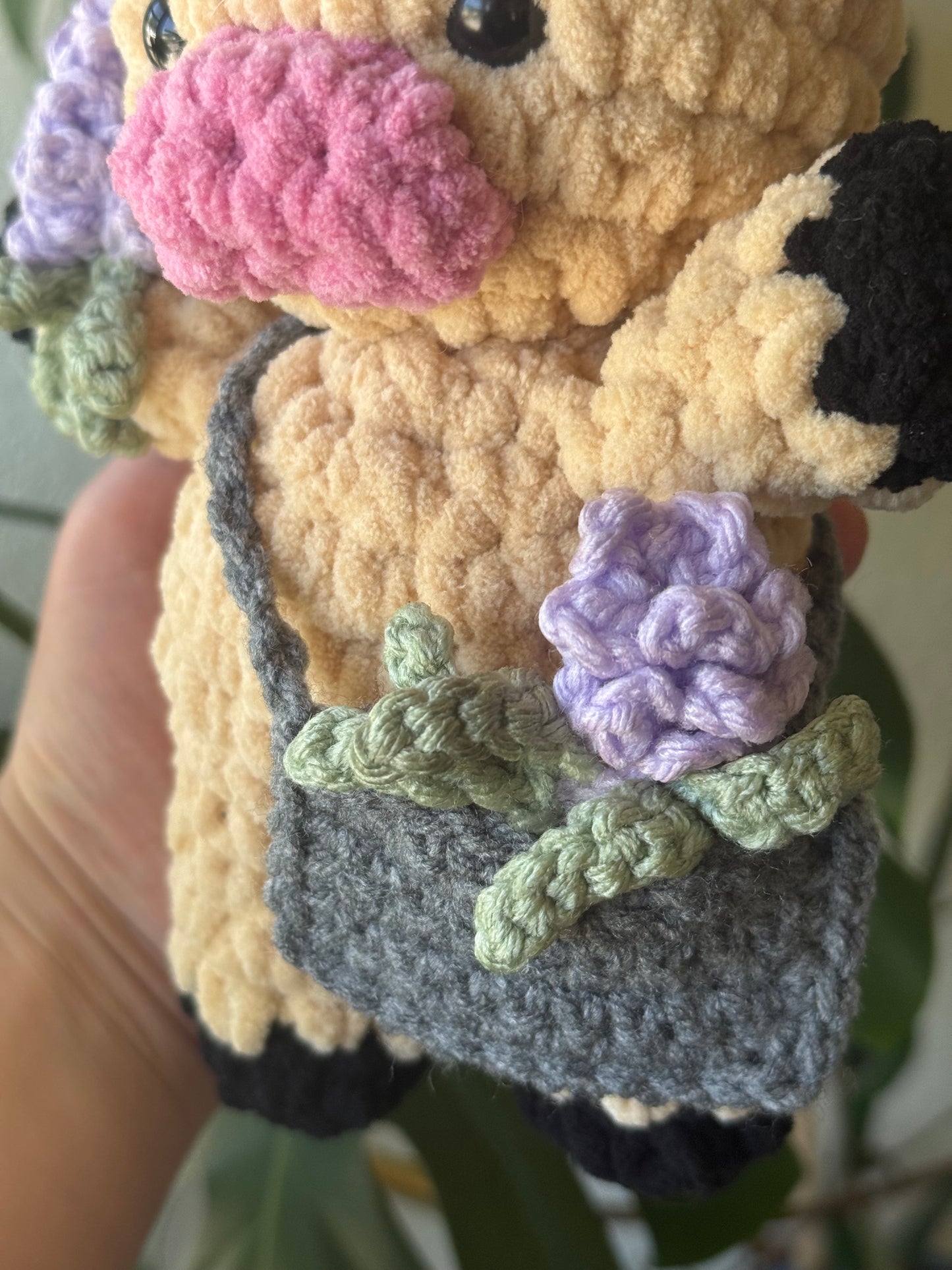 Crochet “Looking for Lavender” Cow