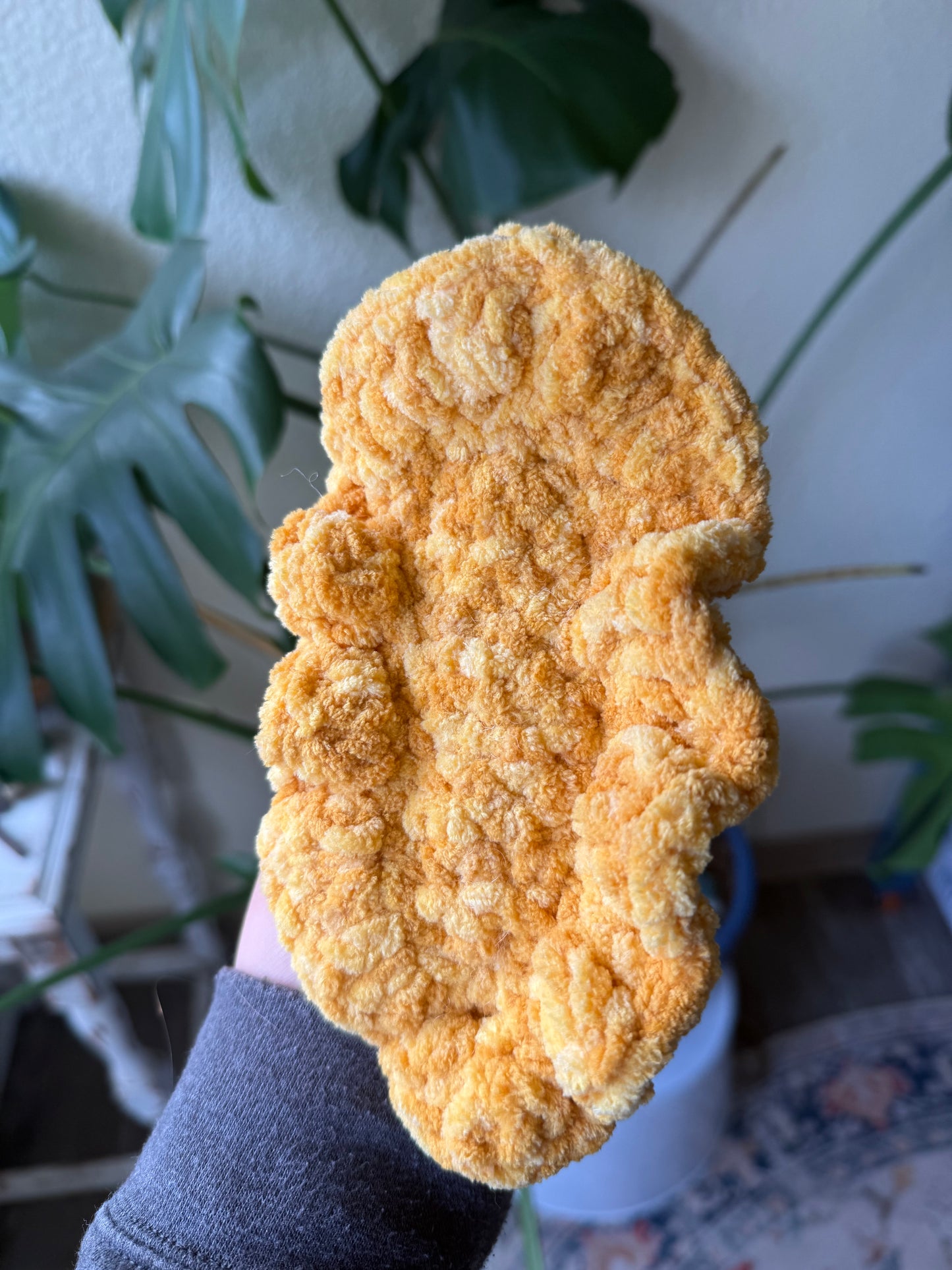 Crochet Banana Slug Plushie