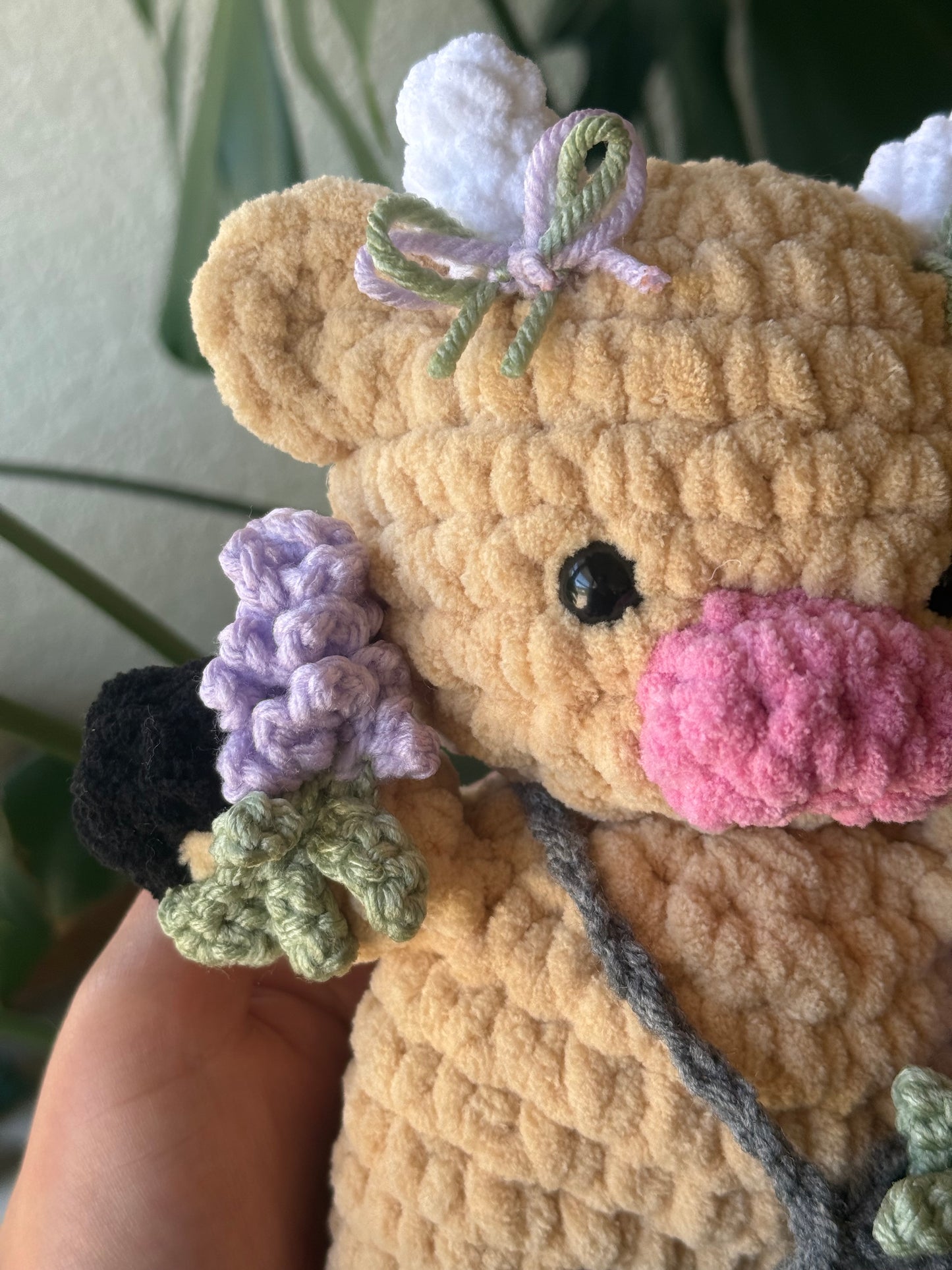 Crochet “Looking for Lavender” Cow