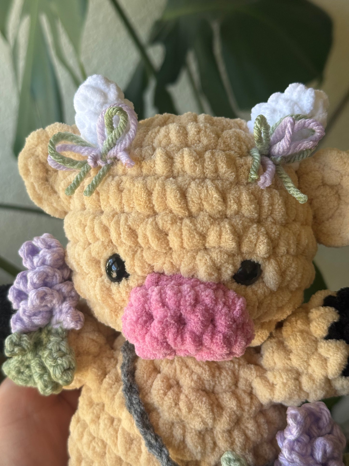 Crochet “Looking for Lavender” Cow