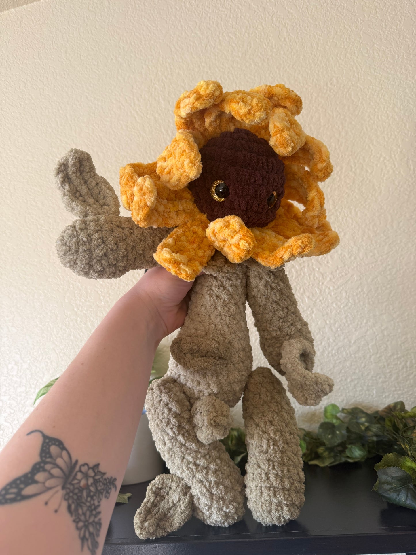 Crochet Sunflower Blossom Baby