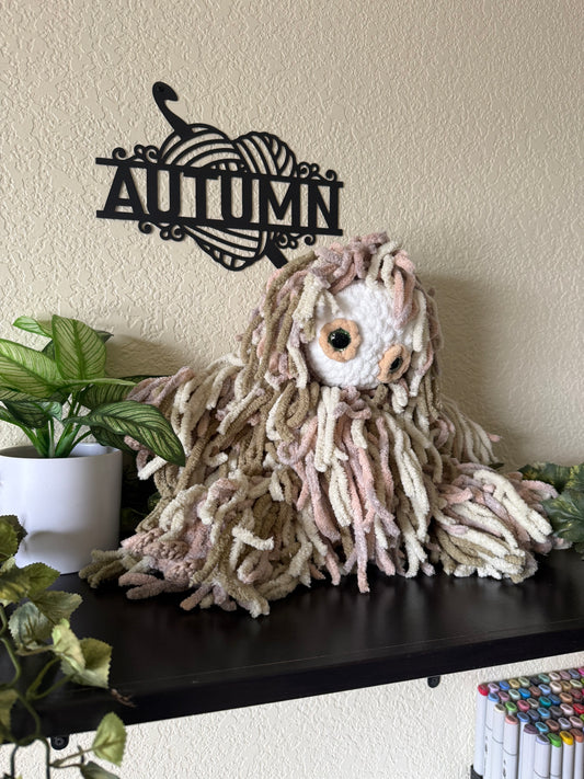 Crochet “Gilly” the Sloth Plushie