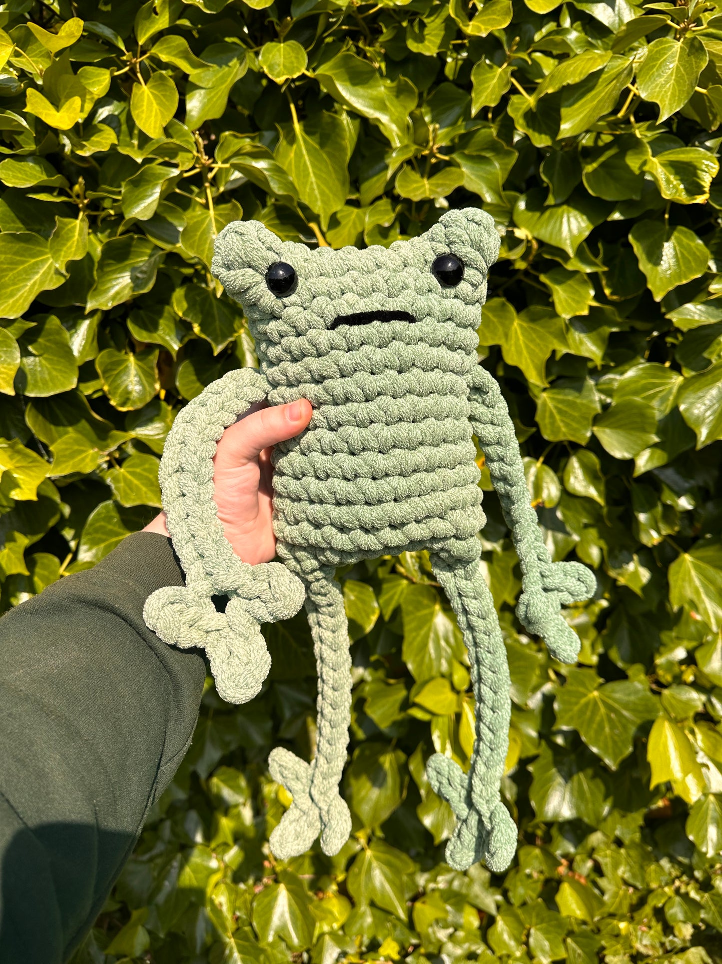 Giant Rope Crochet Leggy Frog