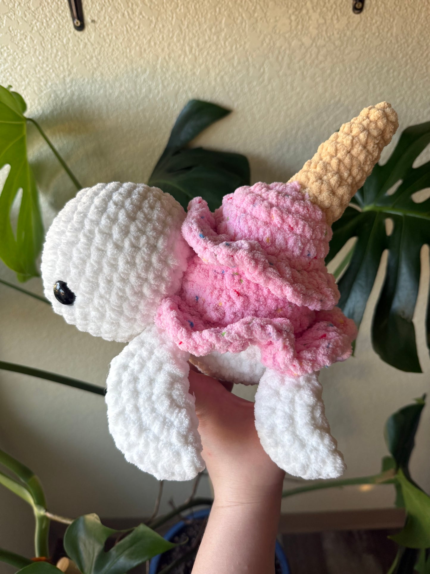 Crochet Ice Cream Sprinkle Turtle