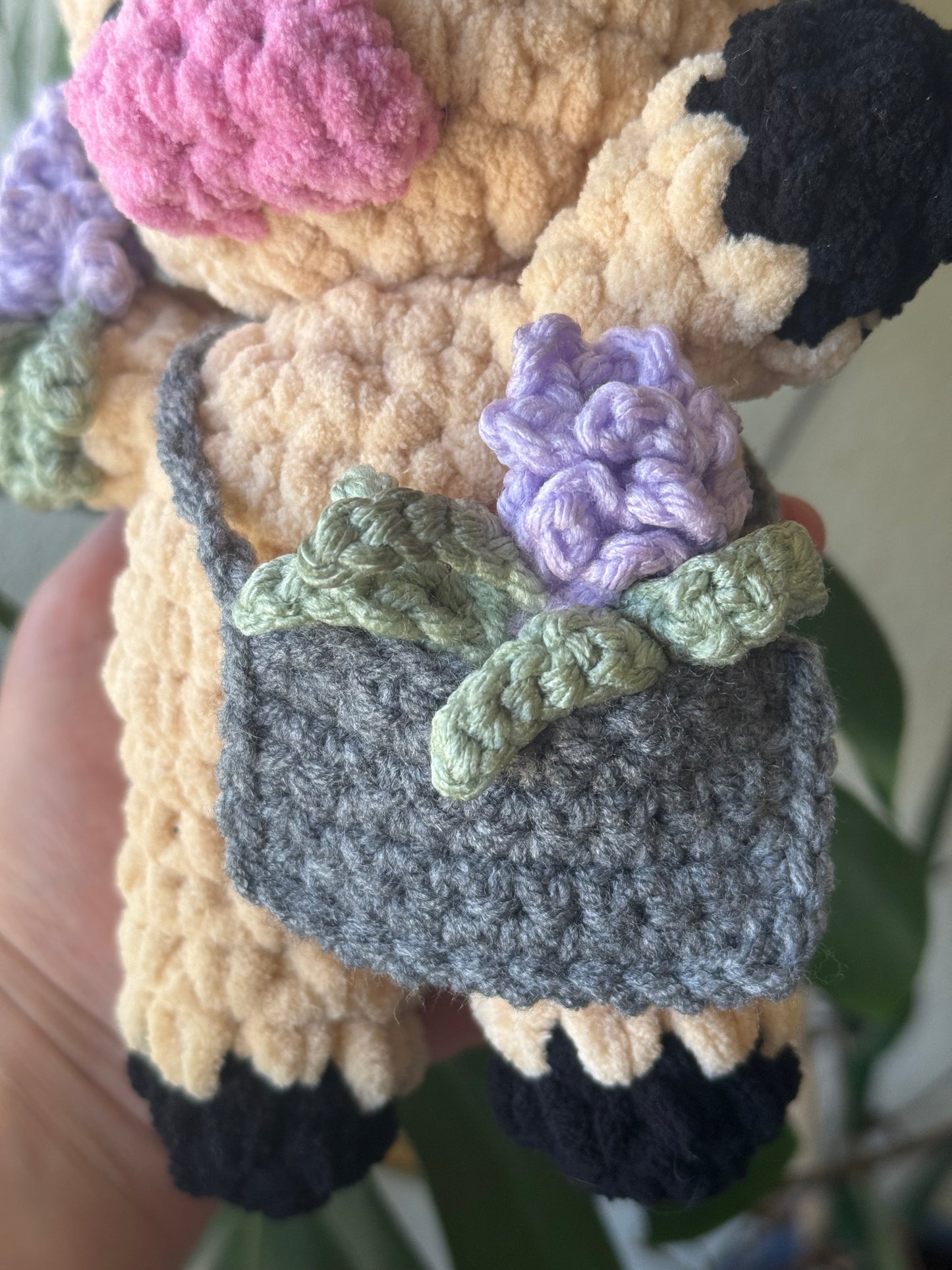 Crochet “Looking for Lavender” Cow