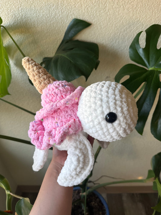 Crochet Ice Cream Sprinkle Turtle