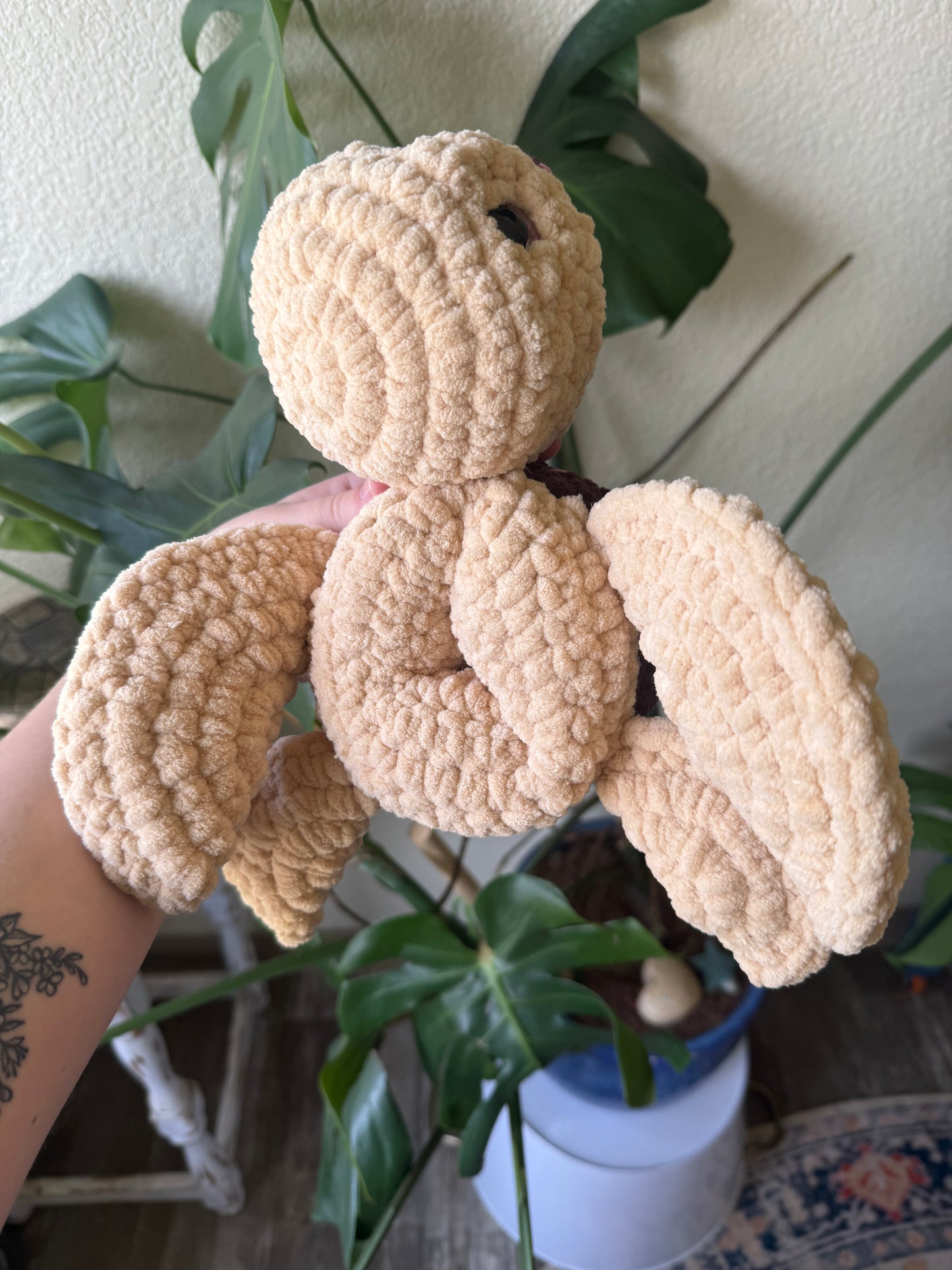 Crochet Chocolate Sprinkle Donut Turtle