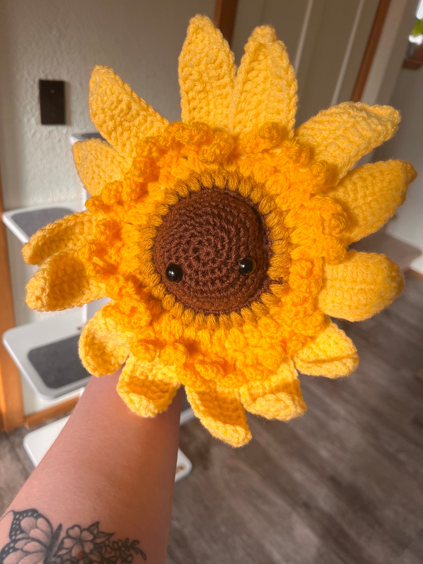 Crochet Amigurumi Sunflower Face