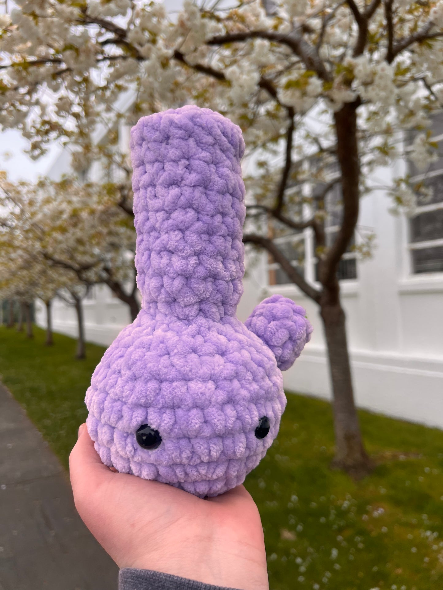 PLUSHIE: Crochet Amigurumi Purple Bong